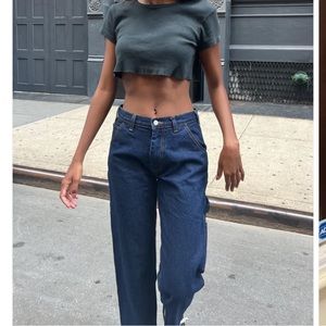 Brandy Melville Alice Carpenter Jean Baggy Jean dark wash SIZE SMALL